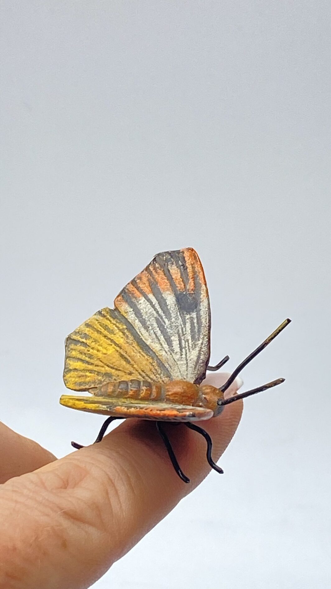 FARFALLA IN BRONZO, FONDERIA ‘’BERGMANN’’ XIXsec.