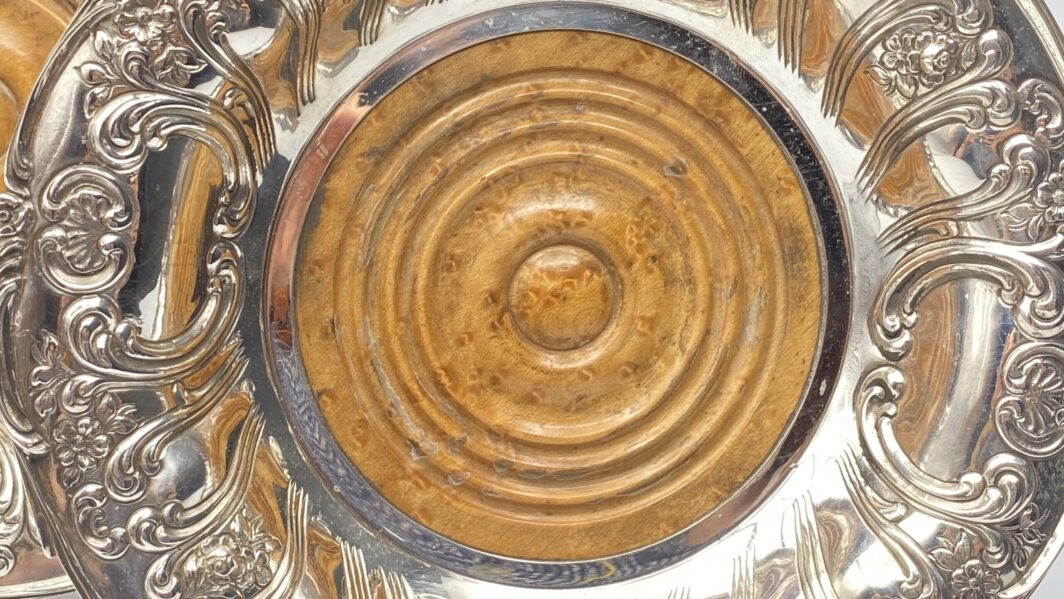 RARISSIMI SOTTOBOTTIGLIA IN ARGENTO E RADICA, ANNO 1825 - immagine 7