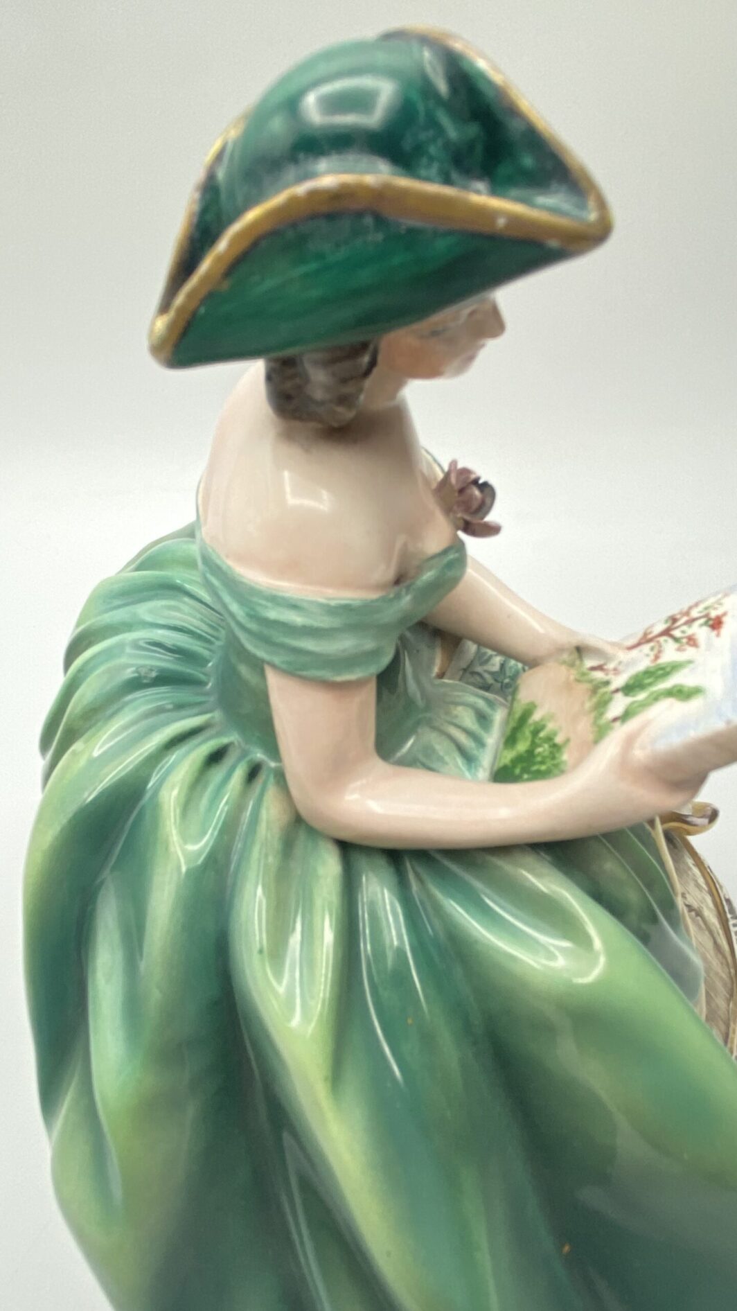 FIGURINA IN PORCELLANA FIRMATA GUIDO CACCIAPUOTI 1930-1939 - immagine 7
