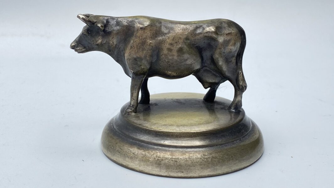 GIOCATTOLO VITTORIANO IN BRONZO FINE XIX sec. - immagine 2