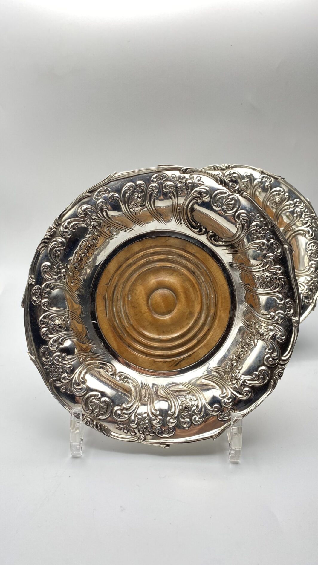RARISSIMI SOTTOBOTTIGLIA IN ARGENTO E RADICA, ANNO 1825 - immagine 11