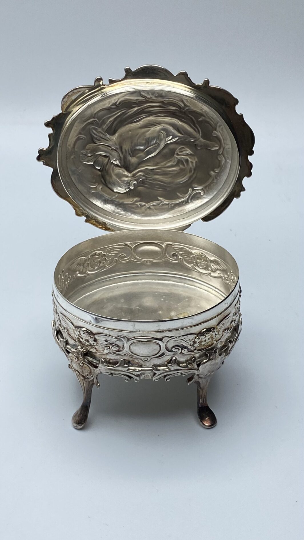 PORTAGIOIE IN ARGENTO, LONDRA 1911 - immagine 8