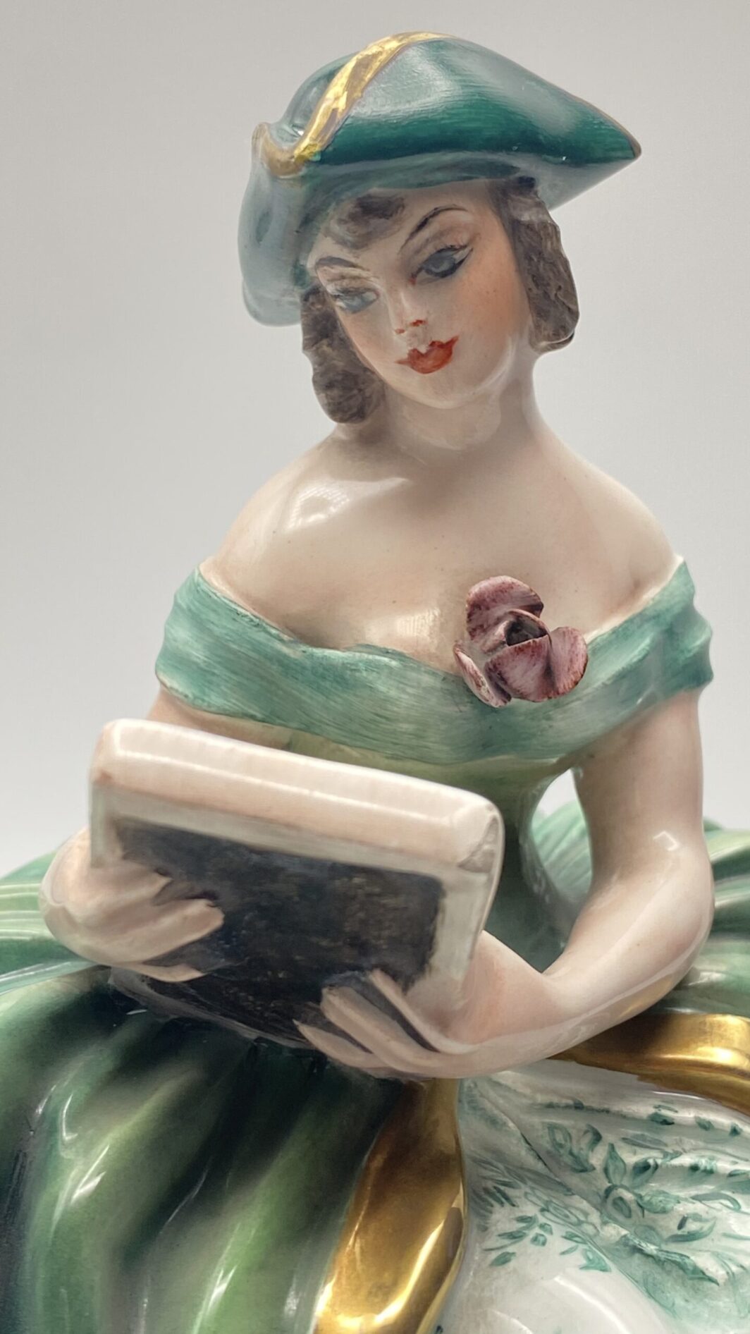 FIGURINA IN PORCELLANA FIRMATA GUIDO CACCIAPUOTI 1930-1939 - immagine 13