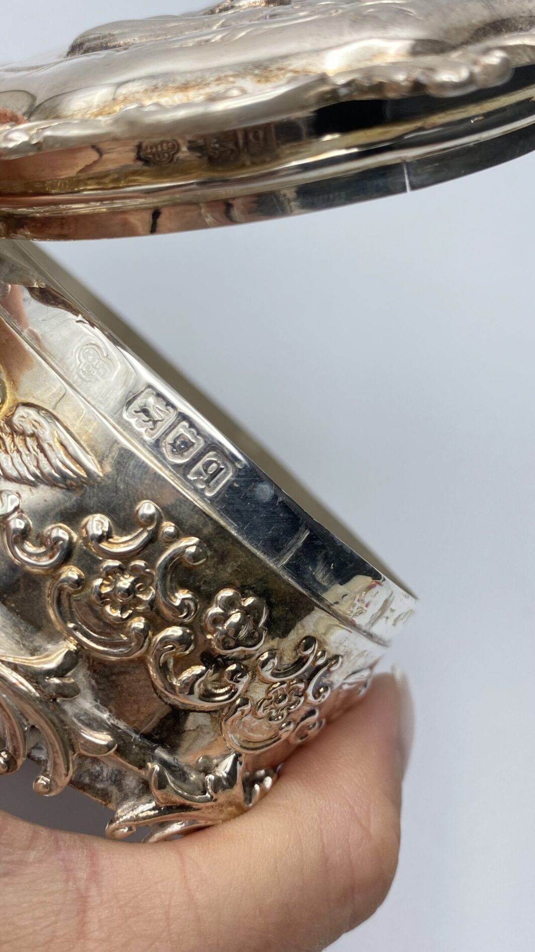 PORTAGIOIE IN ARGENTO, LONDRA 1911 - immagine 6