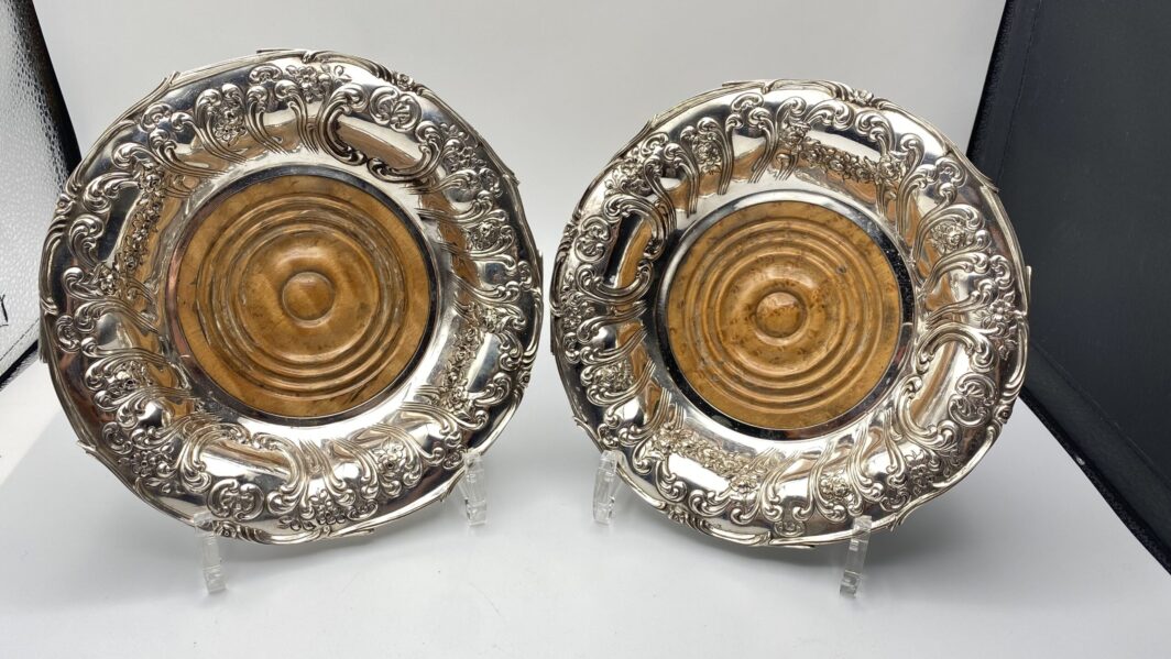 RARISSIMI SOTTOBOTTIGLIA IN ARGENTO E RADICA, ANNO 1825 - immagine 8