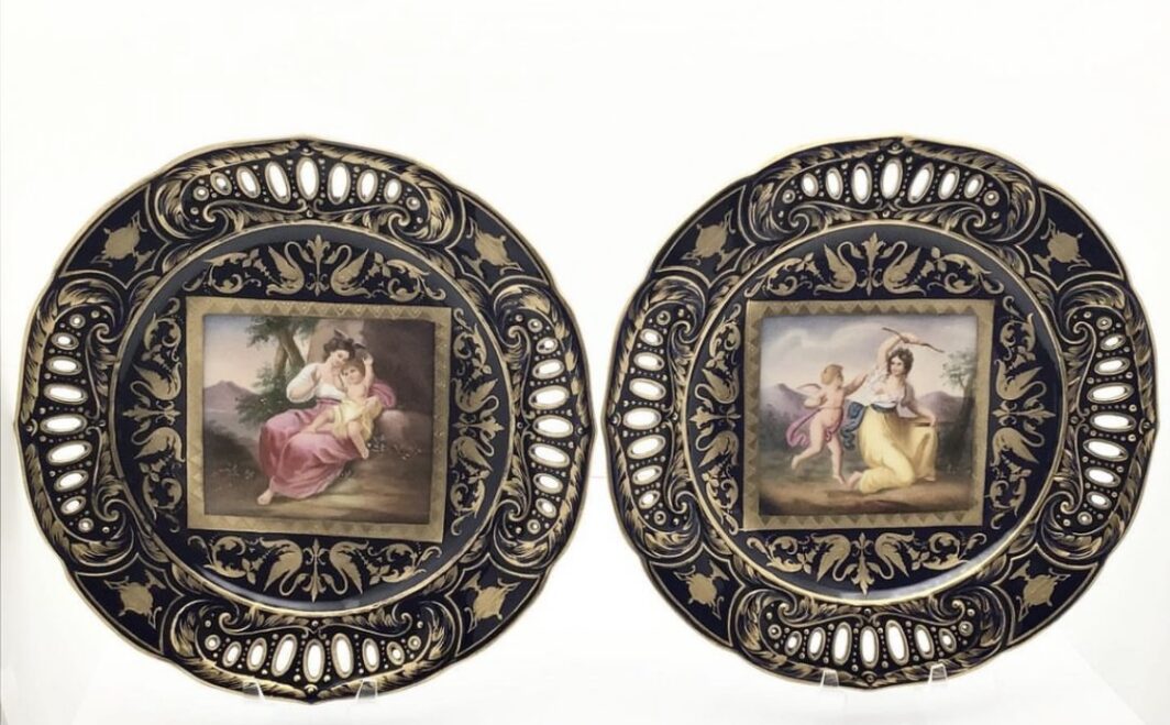 2 PIATTI ROYAL VIENNA XIX sec. - immagine 14
