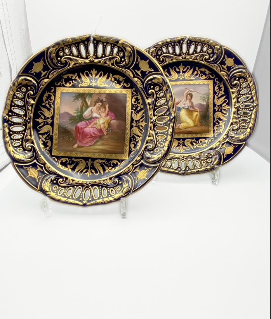 2 PIATTI ROYAL VIENNA XIX sec.