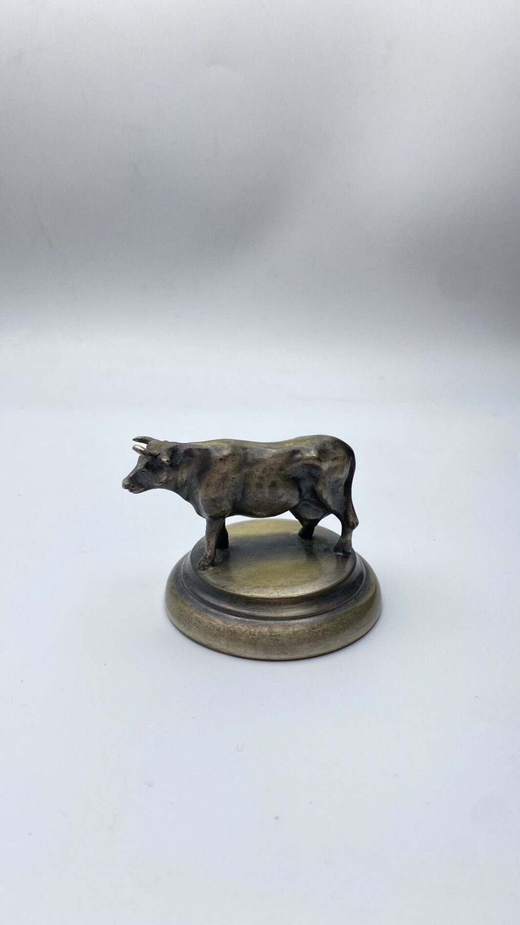 GIOCATTOLO VITTORIANO IN BRONZO FINE XIX sec.