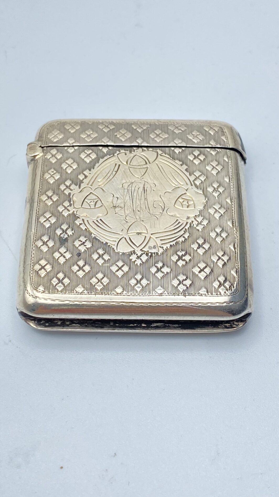 PORTAFIAMMIFERI IN ARGENTO. GERMANIA XIX sec.