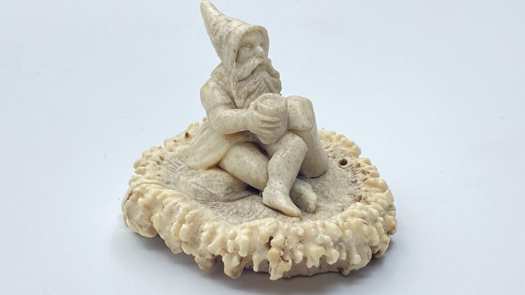SCULTURA IN CORNO. XIX sec.