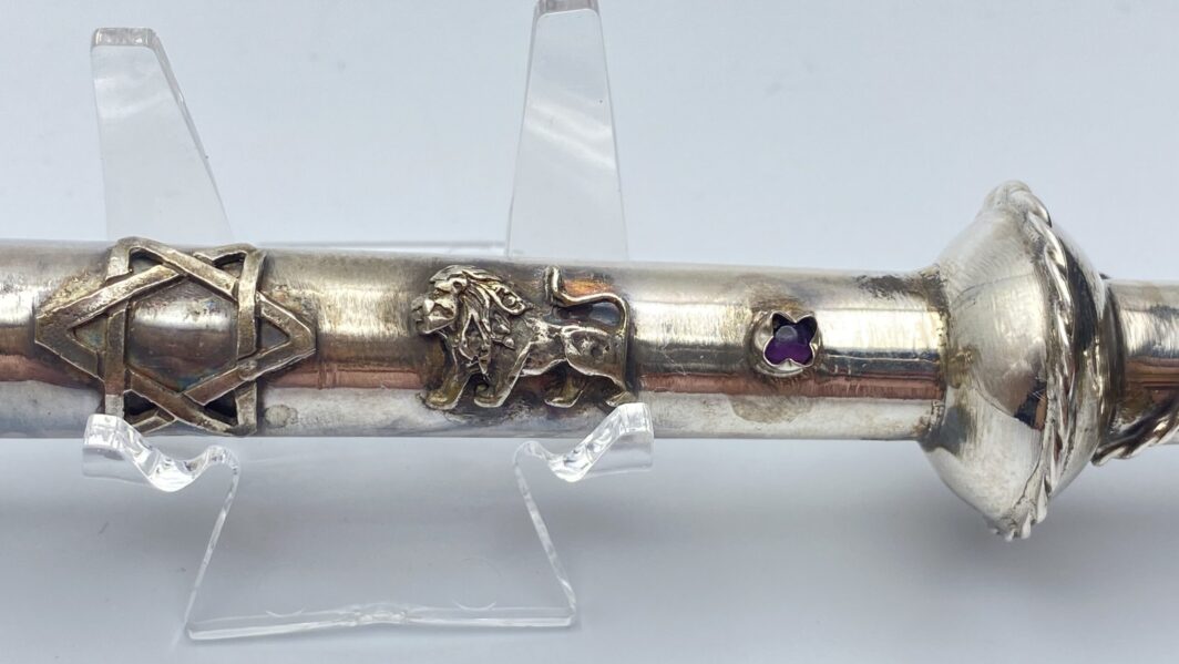 YAD IN ARGENTO. PUNZONI CON ISCRIZIONE 1894 - immagine 4