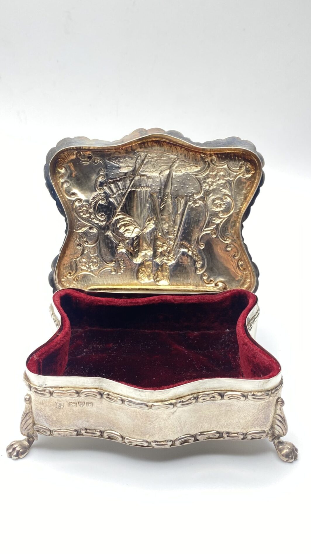 PORTAGIOIE IN ARGENTO. ANNO 1906 - immagine 8