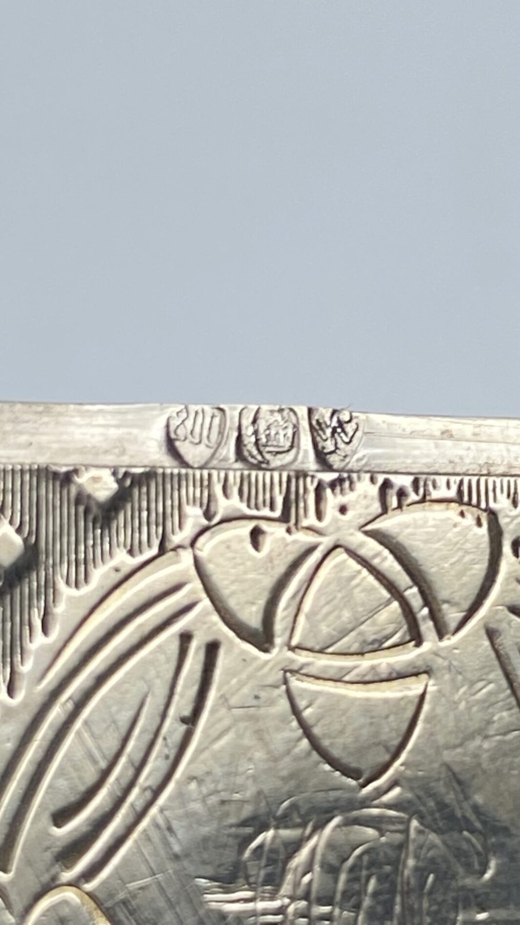 PORTAFIAMMIFERI IN ARGENTO. GERMANIA XIX sec. - immagine 4