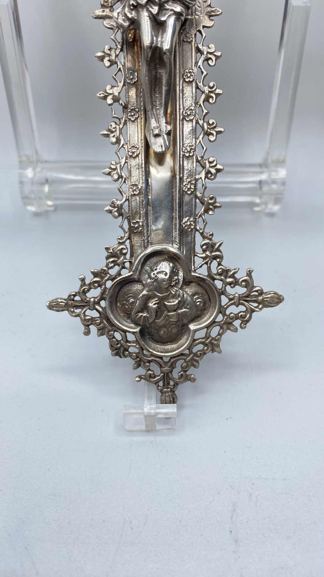 CROCEFISSO IN ARGENTO. ITALIA XX sec. - immagine 4