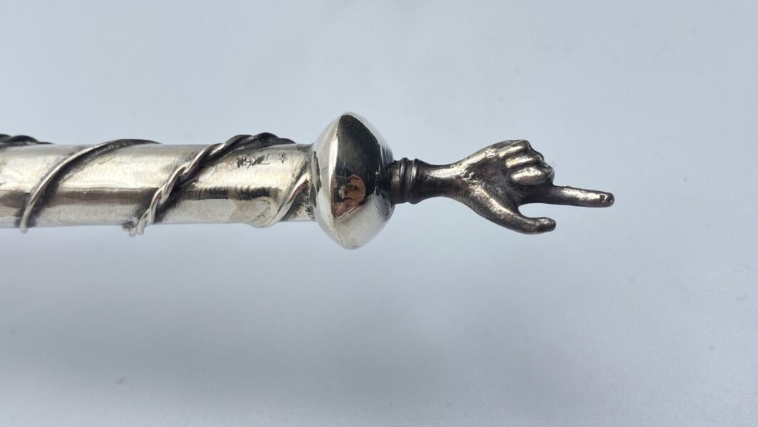 YAD IN ARGENTO. PUNZONI CON ISCRIZIONE 1894 - immagine 7