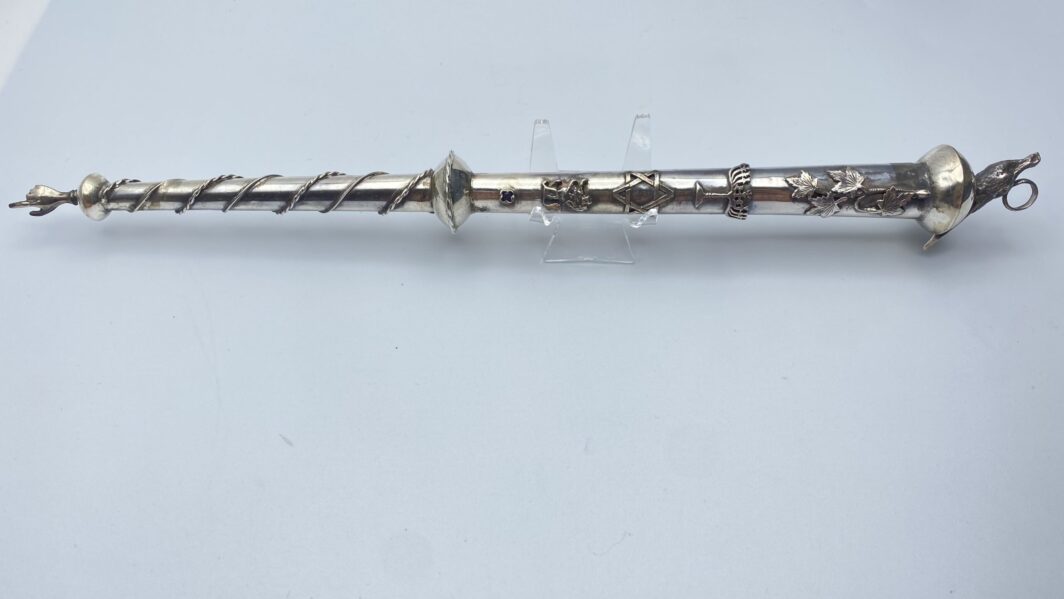 YAD IN ARGENTO. PUNZONI CON ISCRIZIONE 1894 - immagine 8