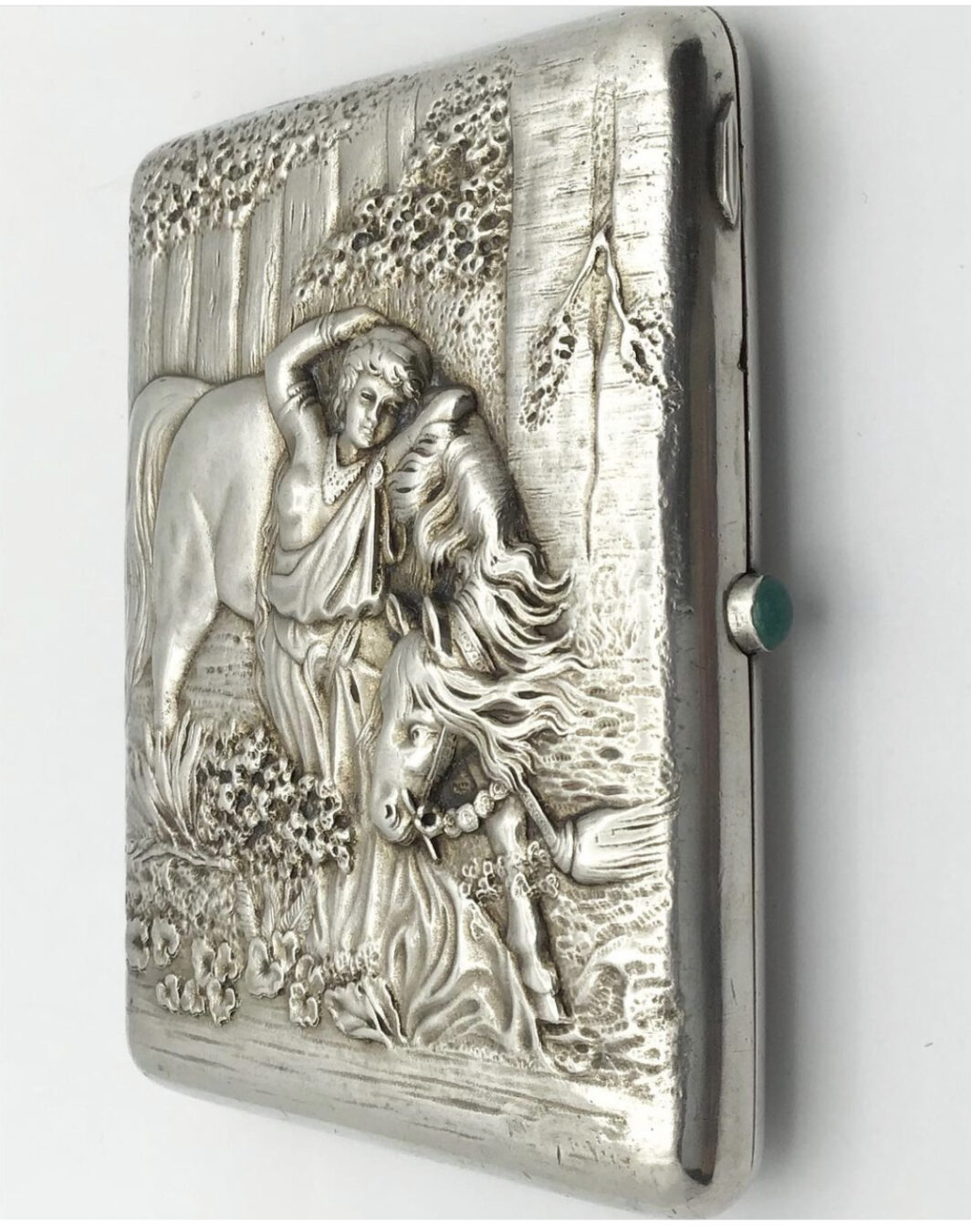 PORTASIGARETTE IN ARGENTO. RUSSIA XIX sec. - immagine 6