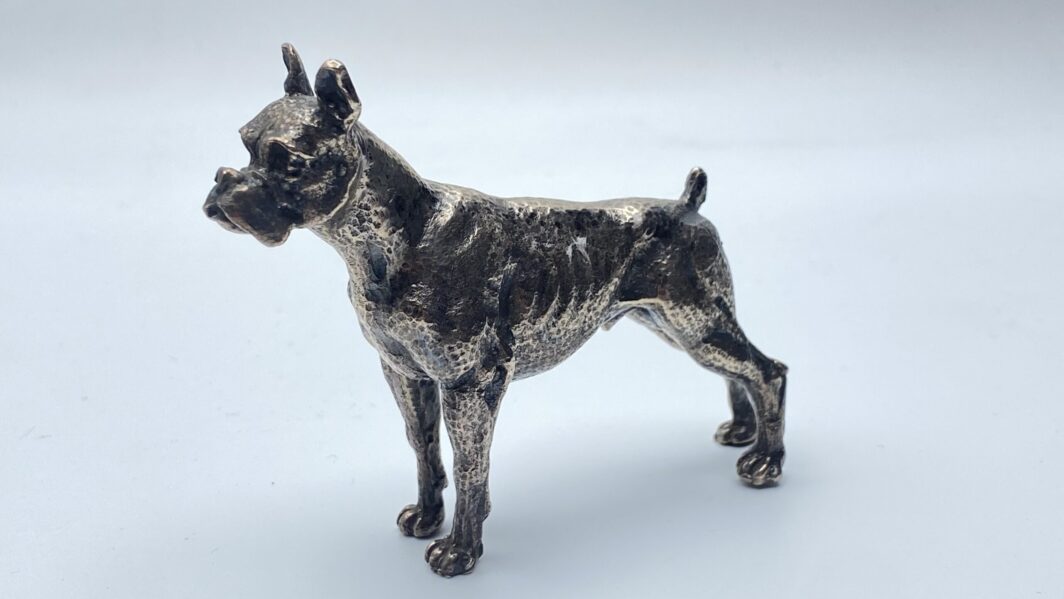 CANE IN ARGENTO. XX sec. - immagine 2