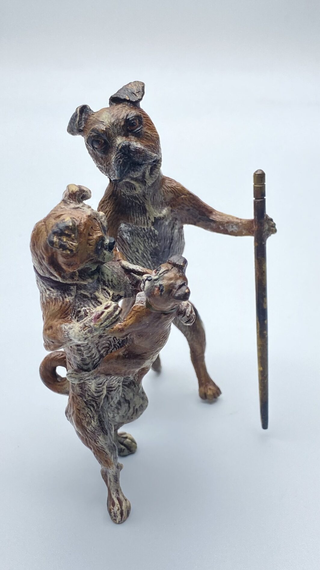 BRONZO FONDERIA FRANZ XAVER BERGMANN XIX sec. - immagine 4