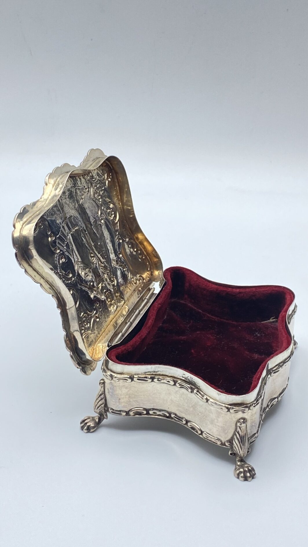PORTAGIOIE IN ARGENTO. ANNO 1906 - immagine 6