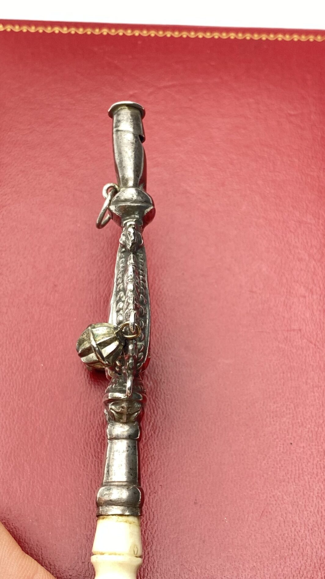 ARGENTO XVIII SECOLO. BABY RATTLE. - immagine 10