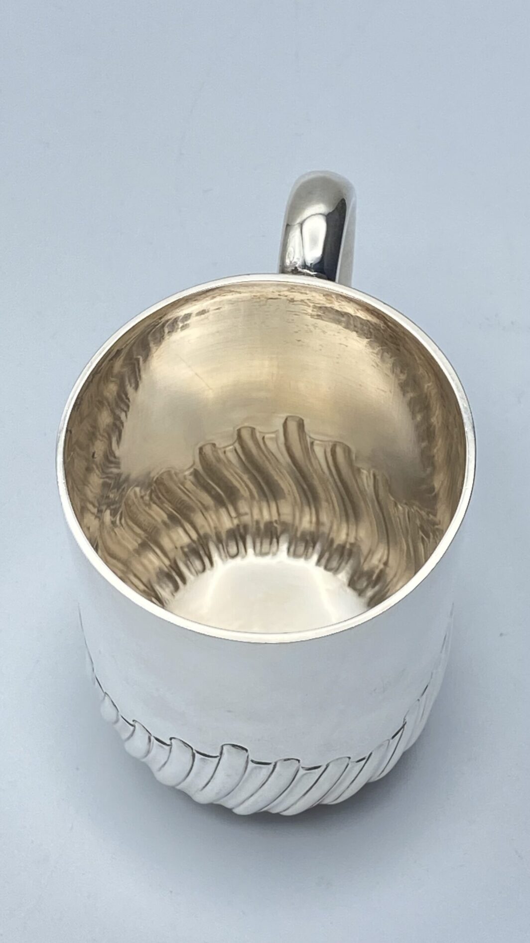 BOCCALE IN ARGENTO CON CUSTODIA ORIGINALE. ANNO 1895 - immagine 14