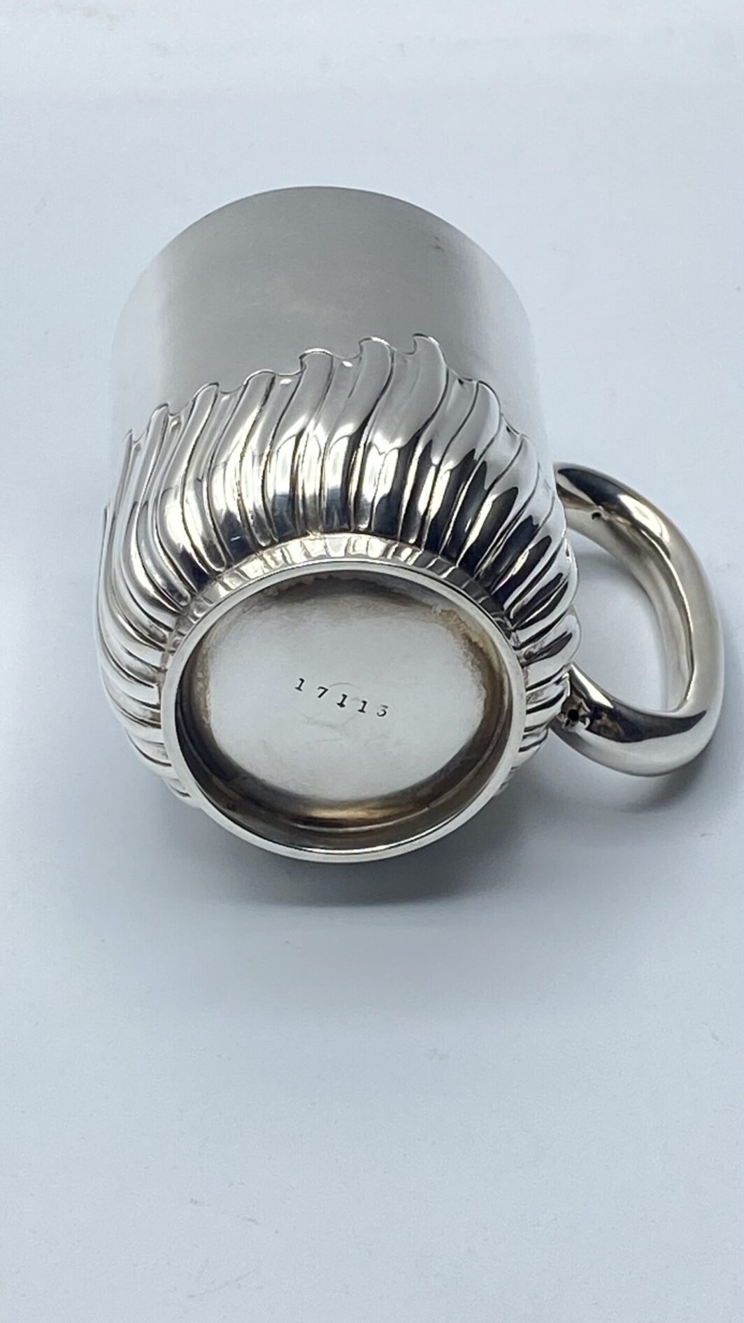 BOCCALE IN ARGENTO CON CUSTODIA ORIGINALE. ANNO 1895 - immagine 13