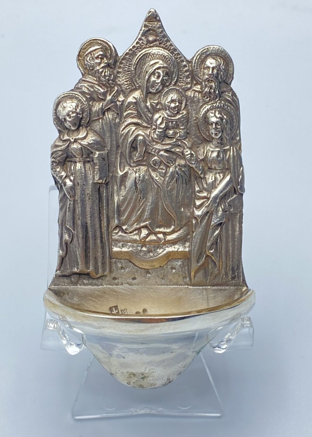 ACQUASANTIERA IN ARGENTO XXsec.