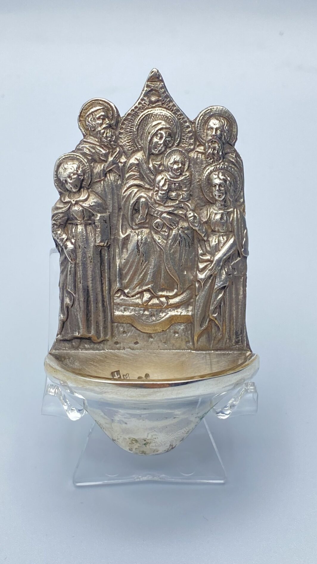 ACQUASANTIERA IN ARGENTO XXsec.