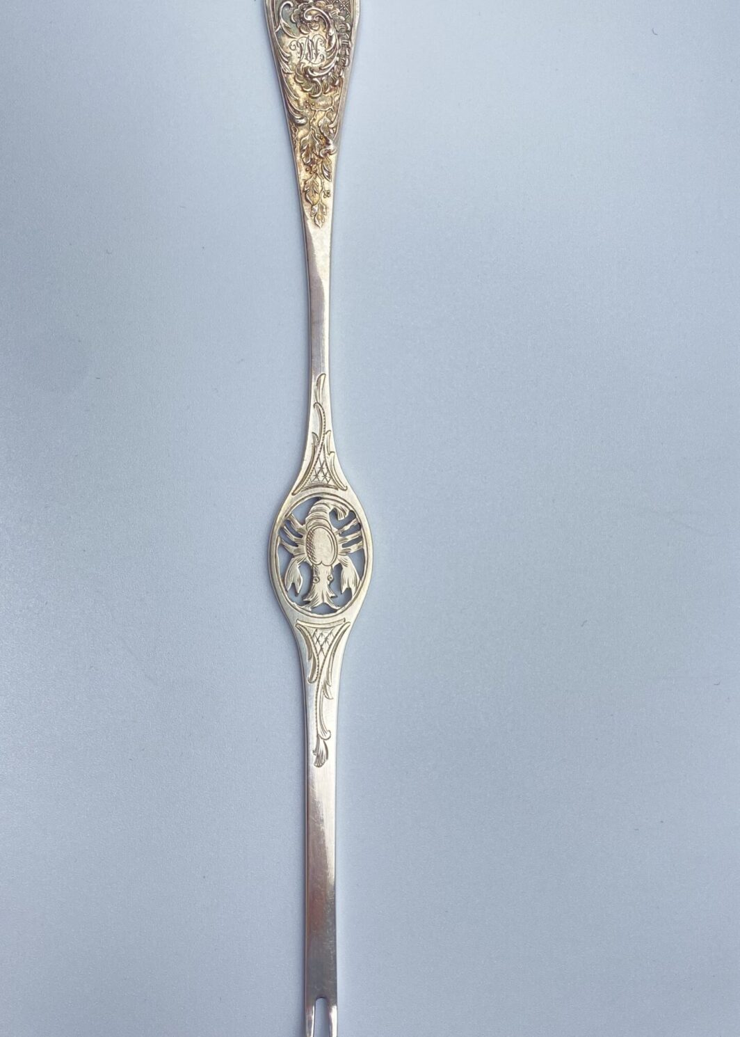 POSATA PER CROSTACEI IN ARGENTO. FRANCIA XIX sec.