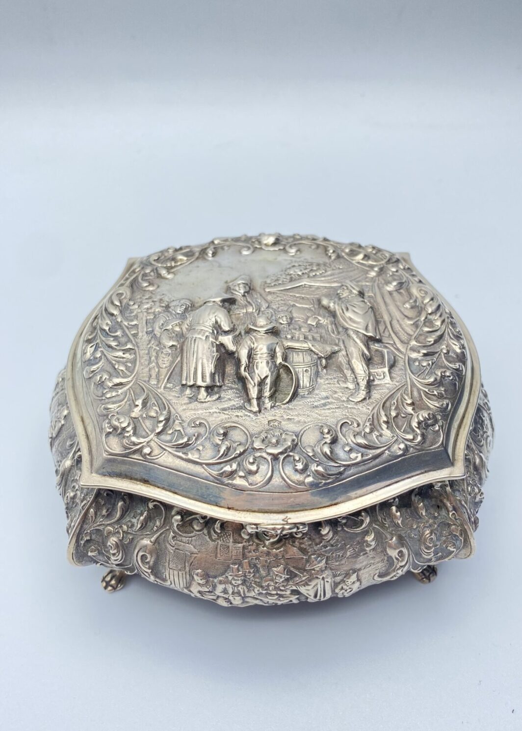 PORTAGIOIE IN ARGENTO. OLANDA, ANNO 1814
