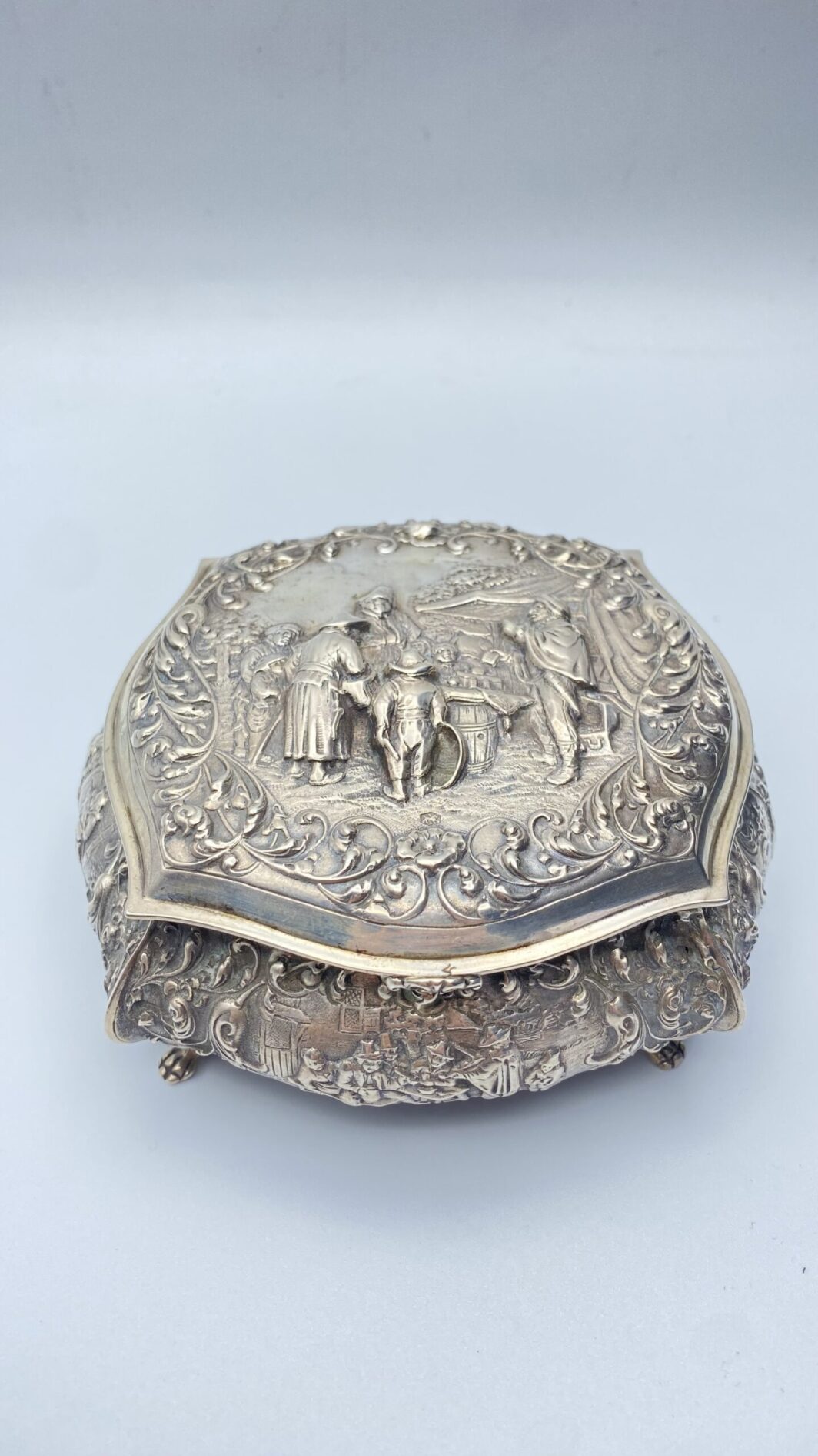 PORTAGIOIE IN ARGENTO. OLANDA, ANNO 1814