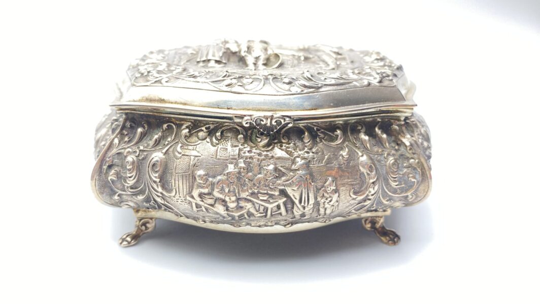PORTAGIOIE IN ARGENTO. OLANDA, ANNO 1814 - immagine 3