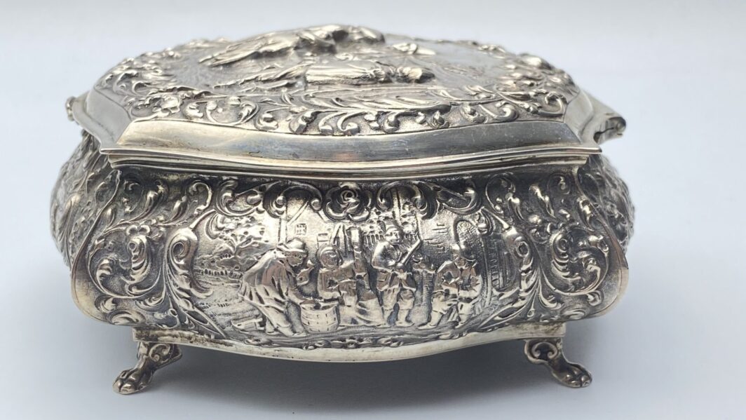 PORTAGIOIE IN ARGENTO. OLANDA, ANNO 1814 - immagine 4