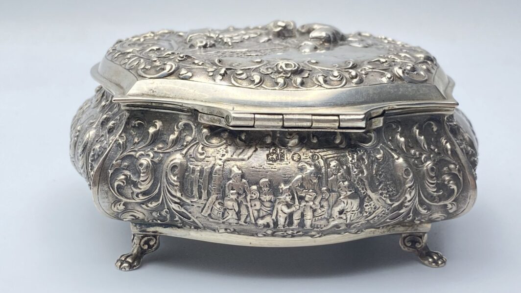 PORTAGIOIE IN ARGENTO. OLANDA, ANNO 1814 - immagine 5