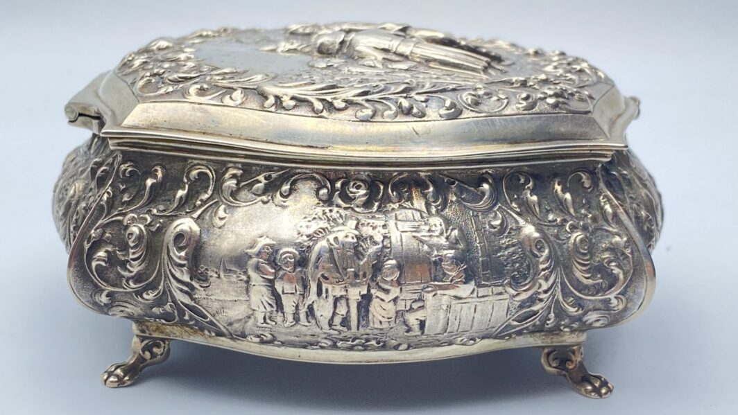 PORTAGIOIE IN ARGENTO. OLANDA, ANNO 1814 - immagine 9