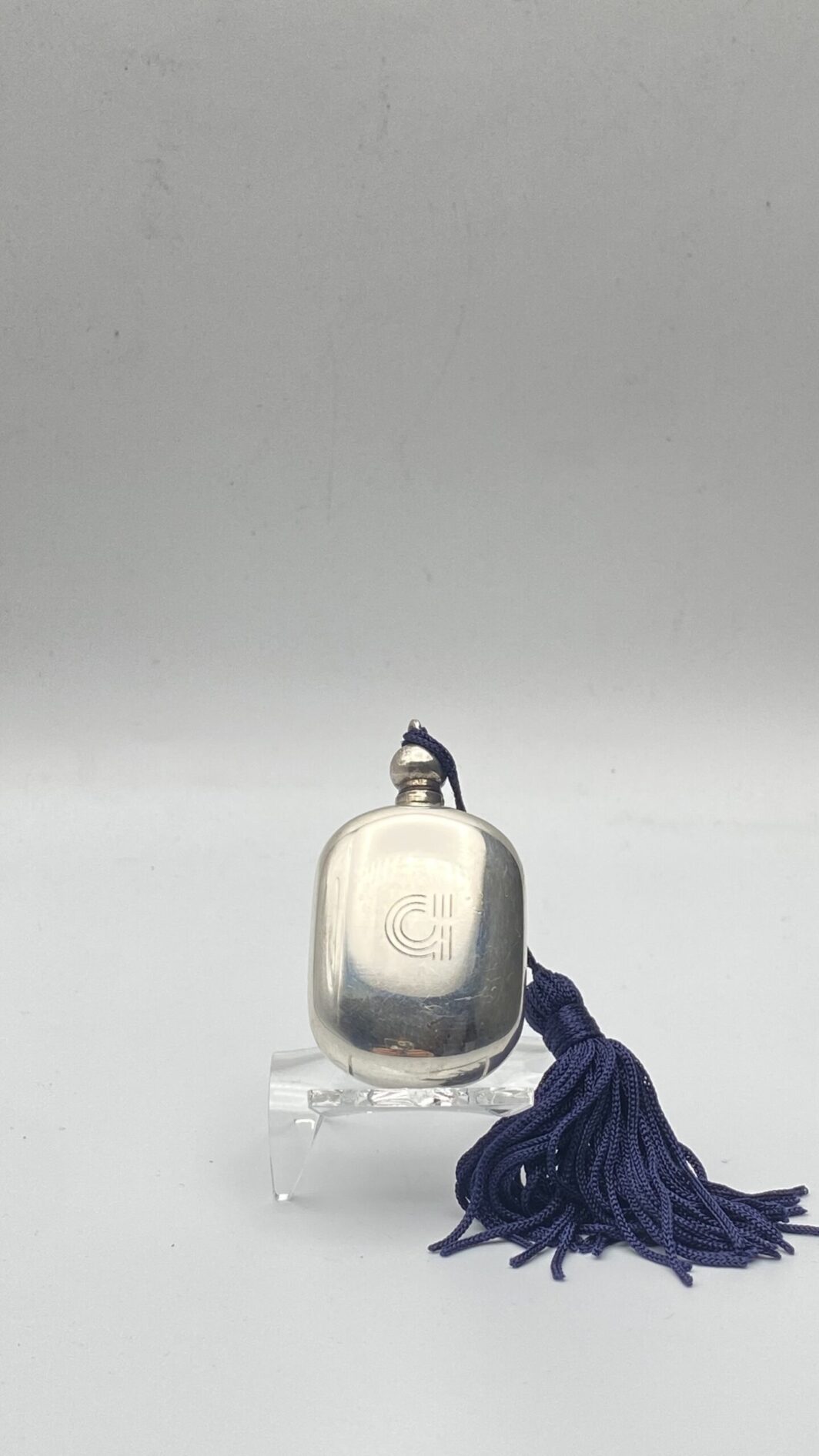 PORTAPROFUMO IN ARGENTO. ART DECO - immagine 3