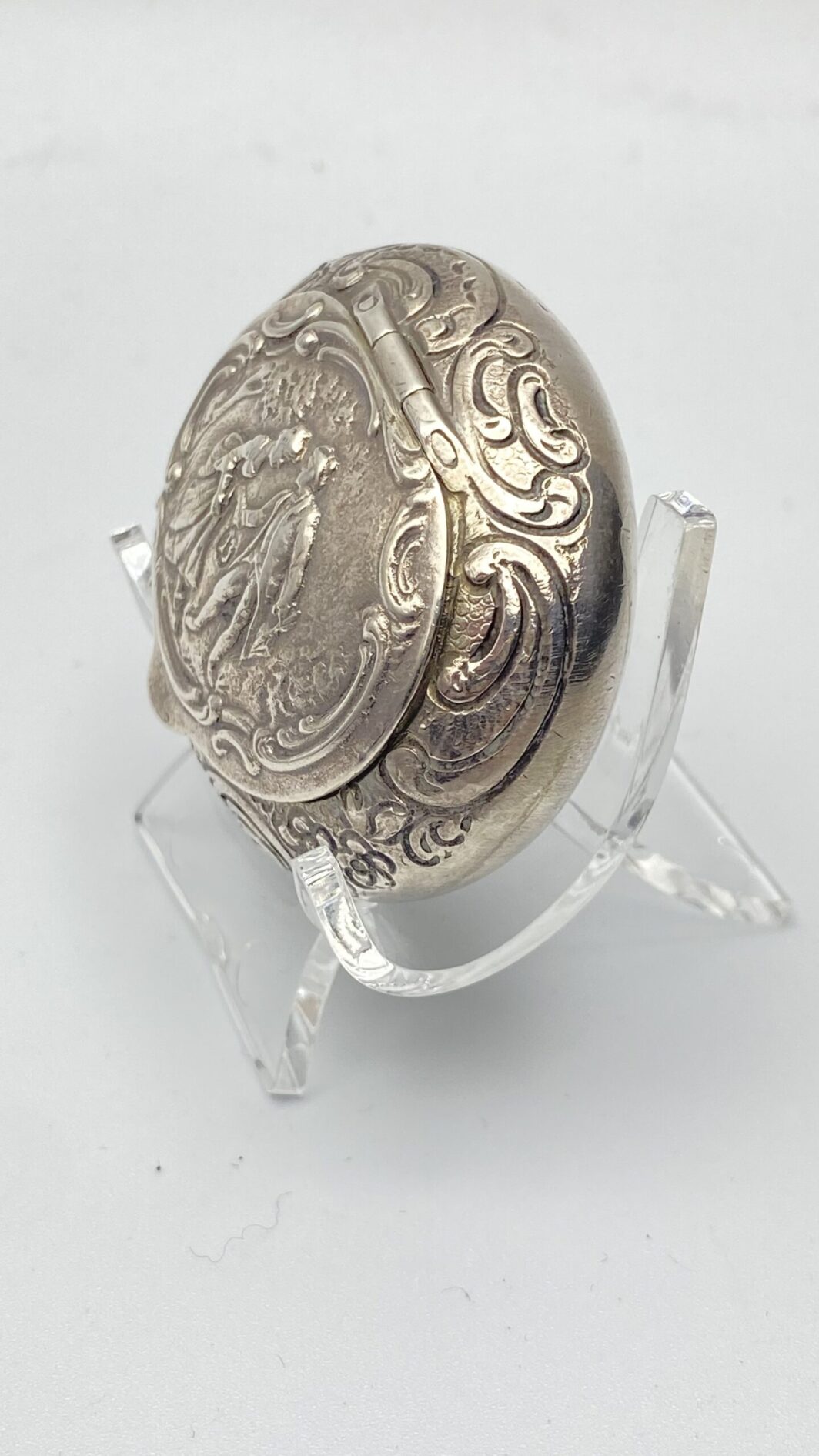 SNUFF BOX O PORTA BONBON IN ARGENTO. AUSTRIA UNGHERIA, INIZI XIX sec. - immagine 7