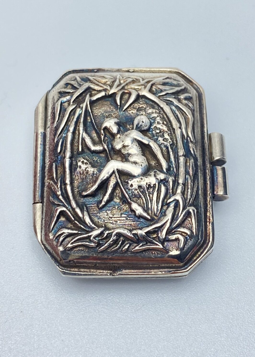 TABACCHIERA IN ARGENTO. ITALIA XX sec.