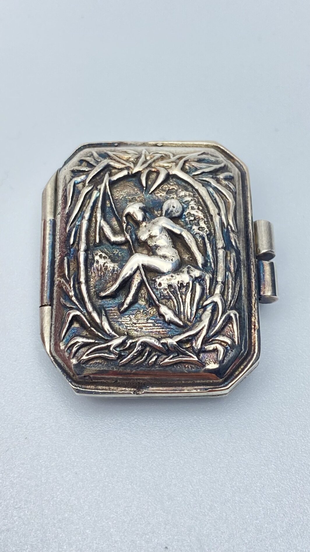 TABACCHIERA IN ARGENTO. ITALIA XX sec.