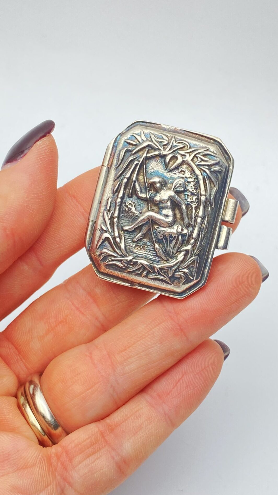 TABACCHIERA IN ARGENTO. ITALIA XX sec. - immagine 6