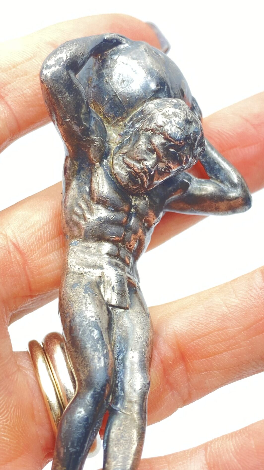 SIGILLO IN BRONZO ARGENTATO. XIXsec. - immagine 4