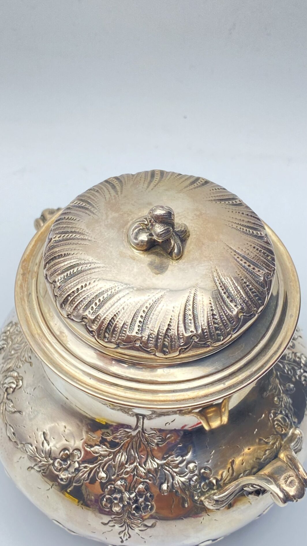 ZUCCHERIERA IN ARGENTO. FRANCIA 1860 CIRCA. - immagine 7