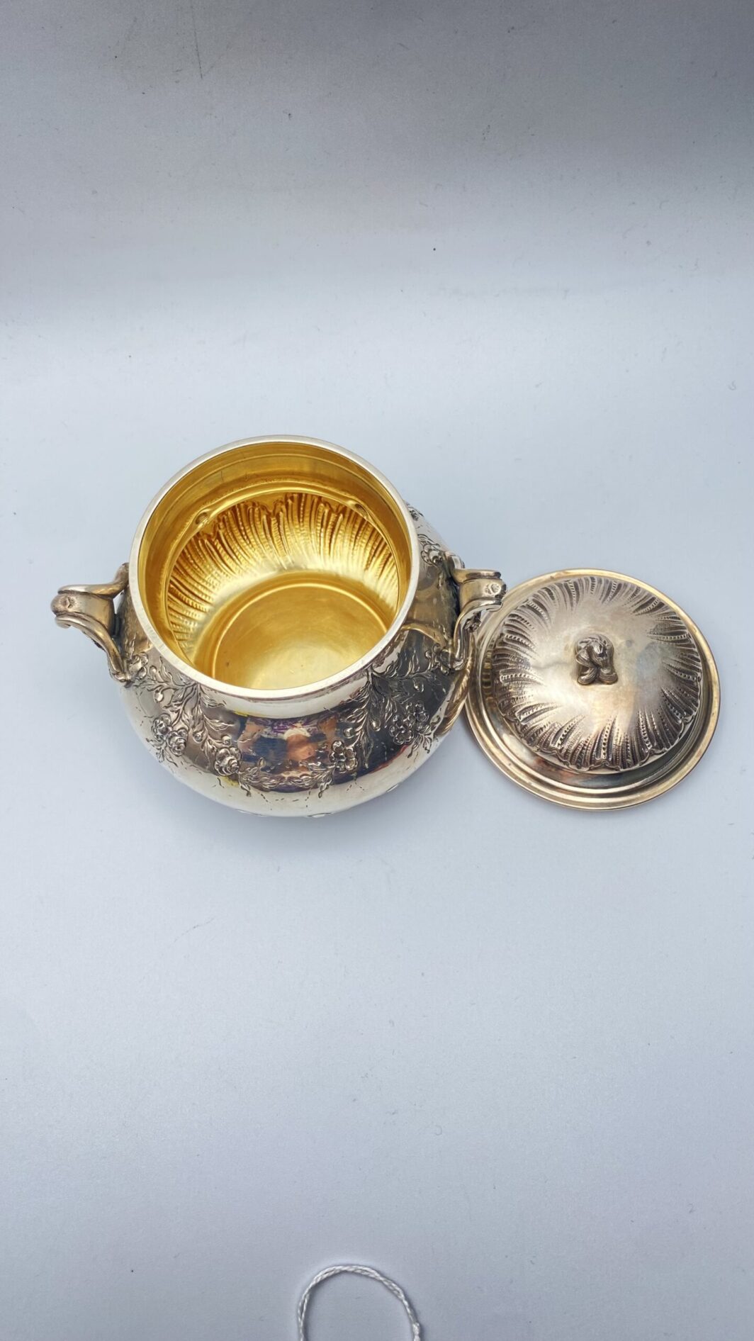 ZUCCHERIERA IN ARGENTO. FRANCIA 1860 CIRCA. - immagine 11