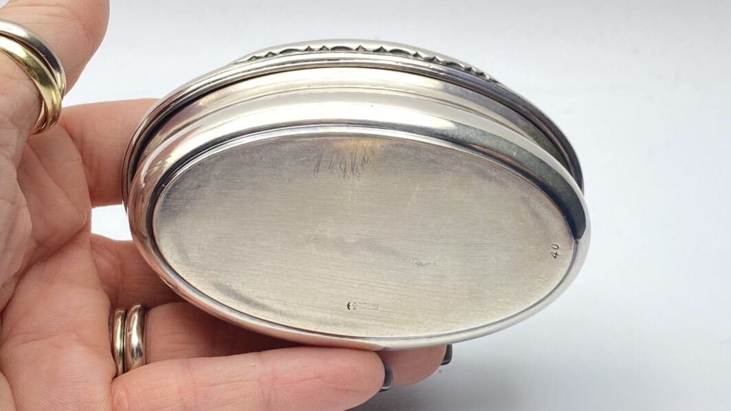 TABACCHIERA IN ARGENTO XIX sec. - immagine 10
