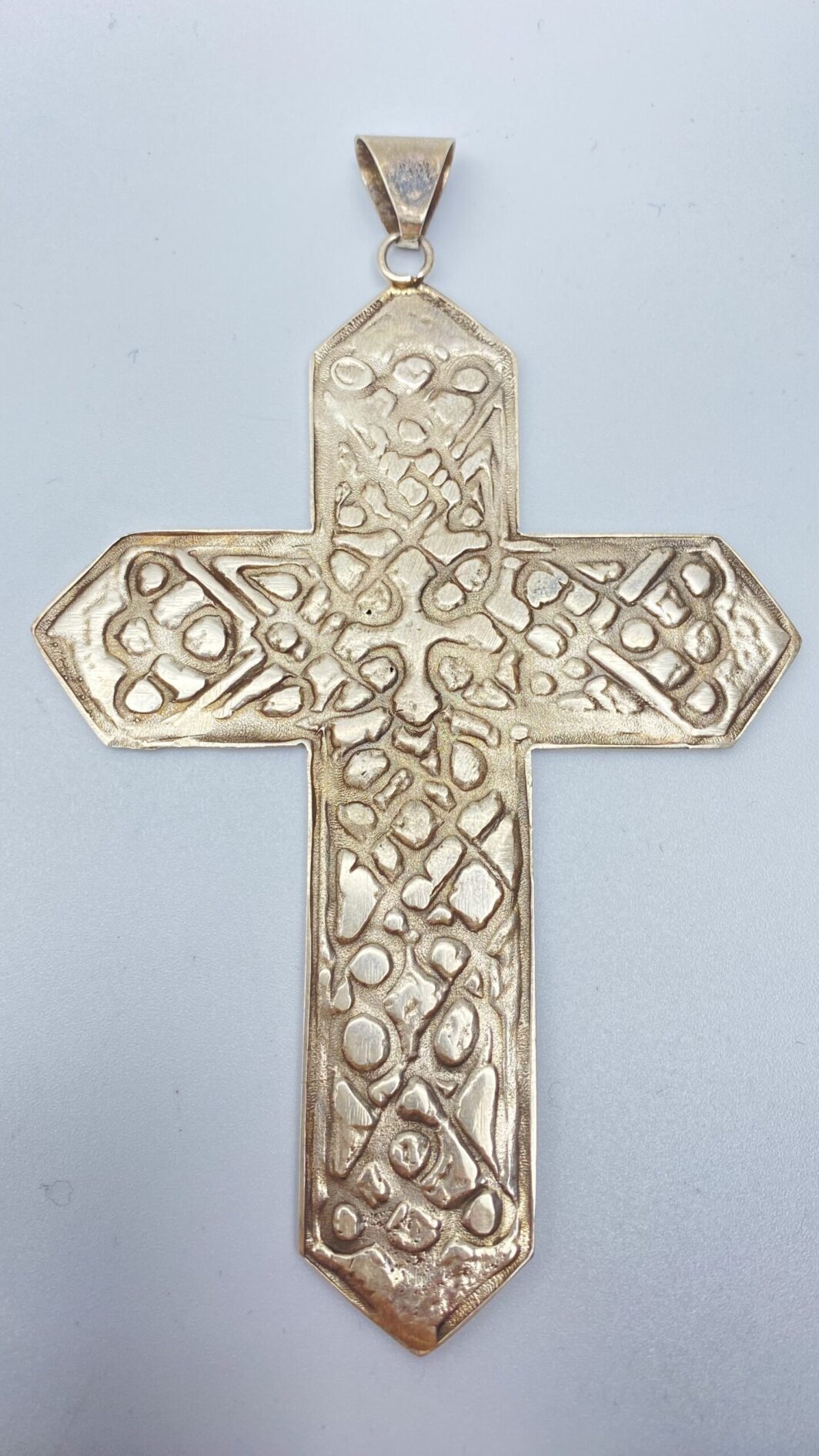 CROCE VINTAGE PENDENTE IN ARGENTO - immagine 3