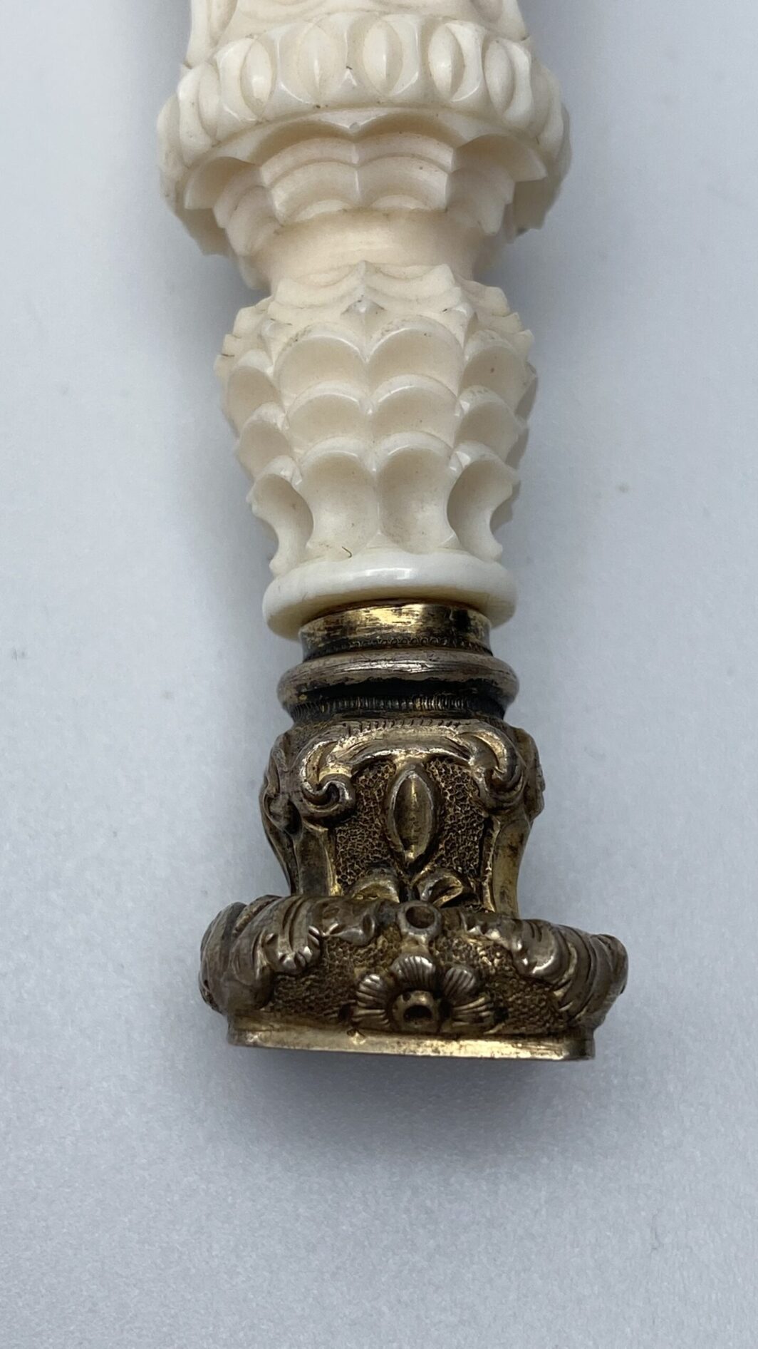 SIGILLO IN MATERIALE ORGANICO PREGIATO. XIX SECOLO. FRANCIA - immagine 6