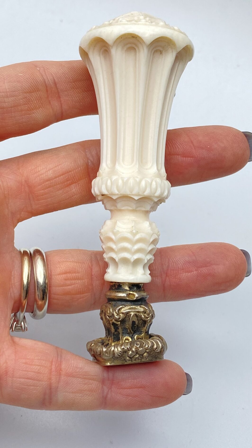 SIGILLO IN MATERIALE ORGANICO PREGIATO. XIX SECOLO. FRANCIA - immagine 8