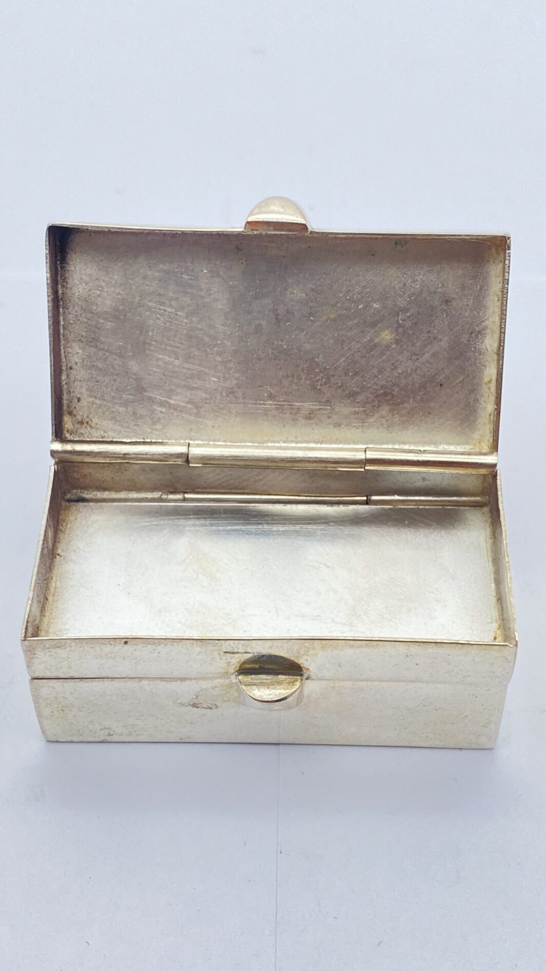 TABACCHIERA DOPPIOFONDO IN ARGENTO. XX sec. - immagine 12