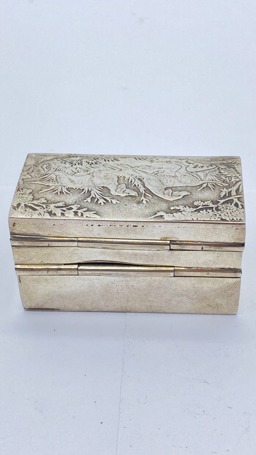 TABACCHIERA DOPPIOFONDO IN ARGENTO. XX sec. - immagine 13